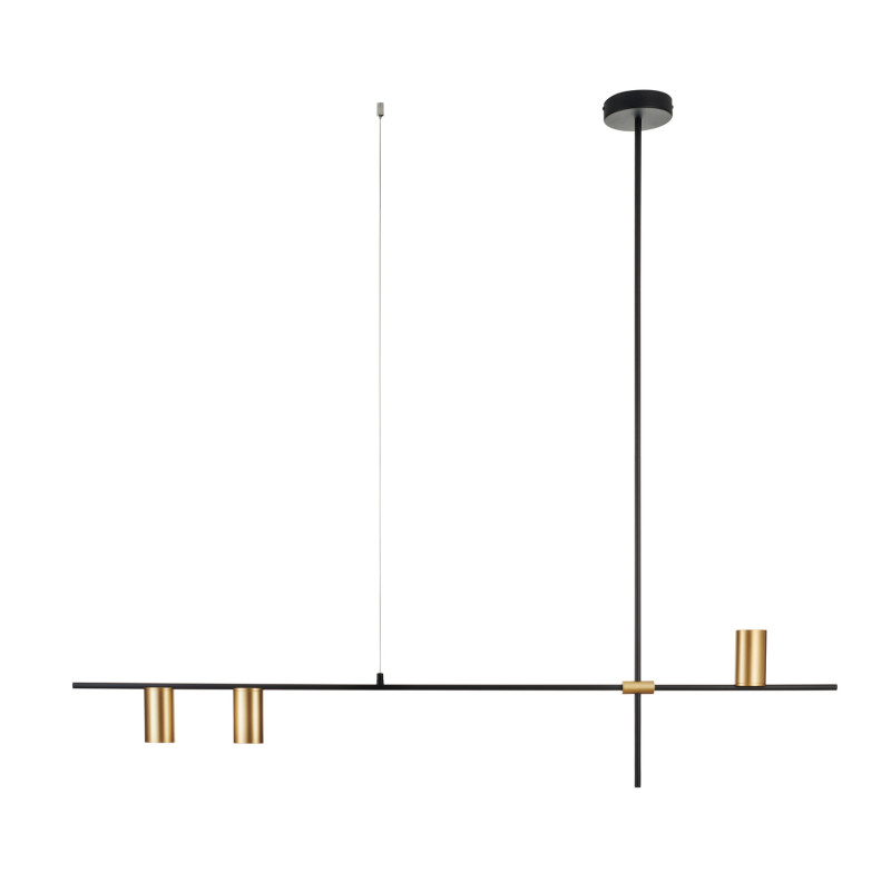 Lampa wisząca  czarno złota 135 cm ST-10047P-3