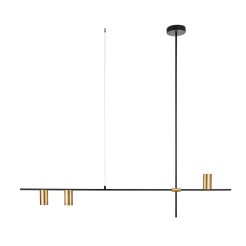 Lampa wisząca  czarno złota 135 cm ST-10047P-3