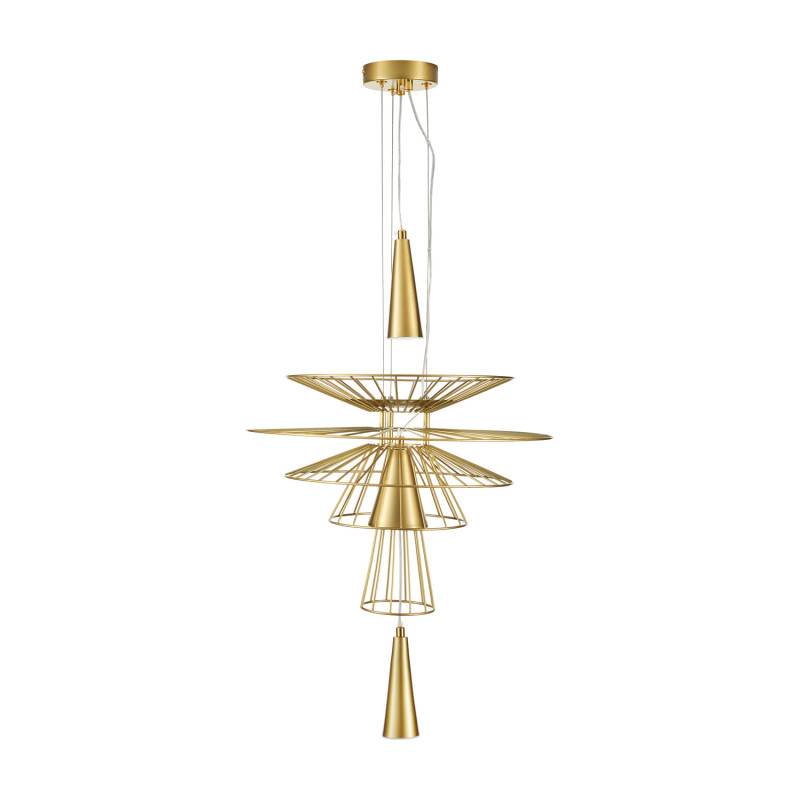 Lampa wisząca  S złota 40 cm ST-8713P-S