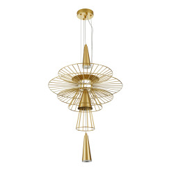 Lampa wisząca  S złota 40 cm ST-8713P-S