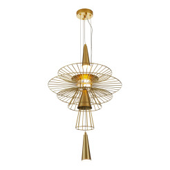 Lampa wisząca  S złota 40 cm ST-8713P-S