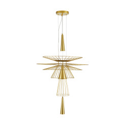 Lampa wisząca  L złota 60 cm ST-8713P-L