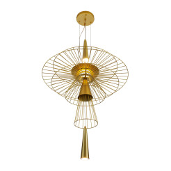 Lampa wisząca  L złota 60 cm ST-8713P-L