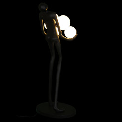 Lampa podłogowa WOMAN czarna 180 cm F9312
