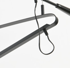 Lampa ścienna  L czarna 205 cm DI-AR-046-PT black