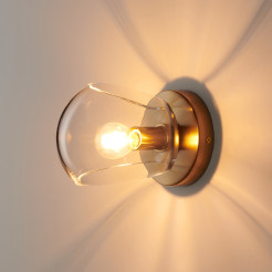 Lampa ścienna  złota 15 cm ST-8954W