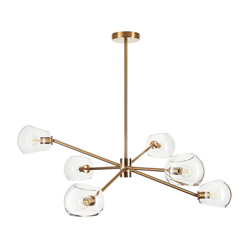 Lampa wisząca -6 złota 75 cm ST-8954-P6
