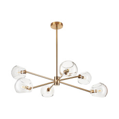 Lampa wisząca -6 złota 75 cm ST-8954-P6