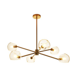 Lampa wisząca -6 złota 75 cm ST-8954-P6