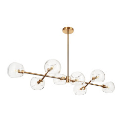 Lampa wisząca -8 złota 85 cm ST-8954-P8