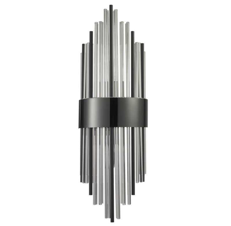 Lampa ścienna  czarna 60 cm ST-88003W-M black