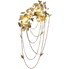 Lampa ścienna BLOSSOM złota 120 cm ST-9957W