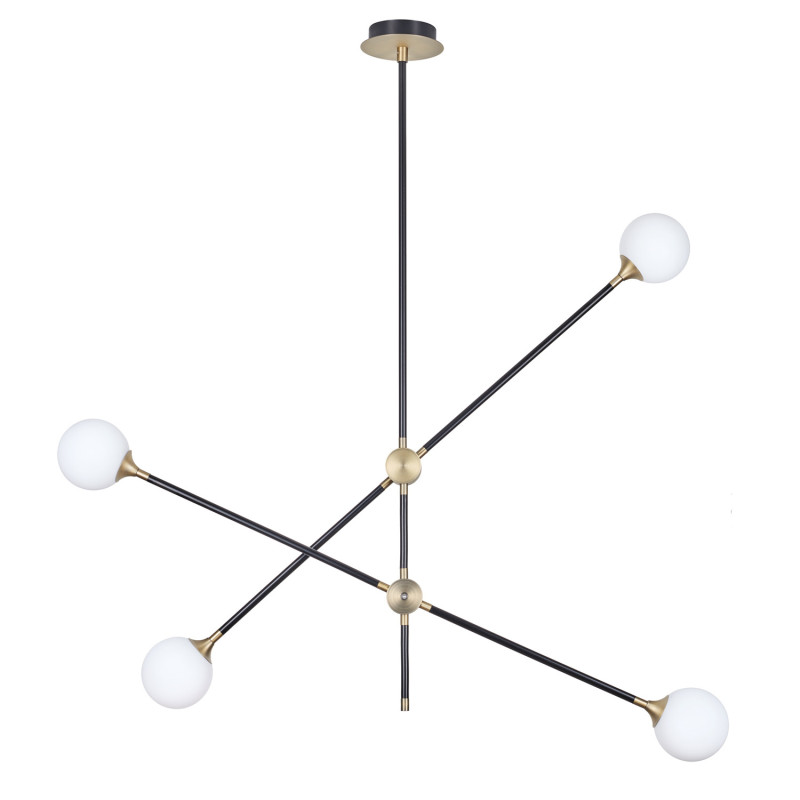 Lampa wisząca  czarno złota 92 cm ST-9389P-4