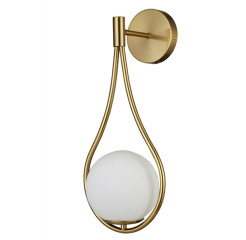 Lampa ścienna DROP biało złota 45 cm ST-F079 gold