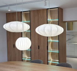 Lampa wisząca  X-shape biała 60 cm ST-2334-60