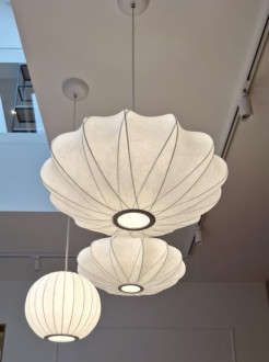 Lampa wisząca  X-shape biała 60 cm ST-2334-60