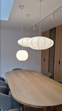 Lampa wisząca  biała 30 cm ST-2330-30
