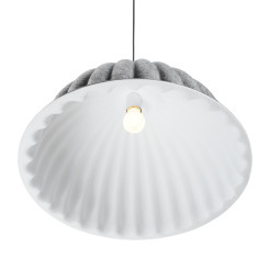 Lampa wisząca FELT filc szary 55 cm ST-10267P-S grey