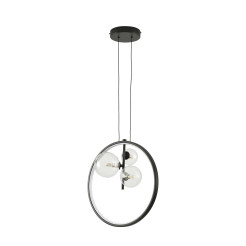 Lampa wisząca  RING LED czarny 40 cm DN1504