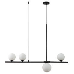 Lampa wisząca  czarna 80 cm DN1506 black