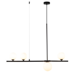 Lampa wisząca  czarna 80 cm DN1506 black