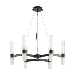 Lampa wisząca -6 czarna 70 cm DN1505-6 black