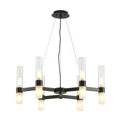 Lampa wisząca -6 czarna 70 cm DN1505-6 black