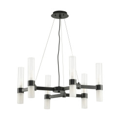 Lampa wisząca -6 czarna 70 cm DN1505-6 black