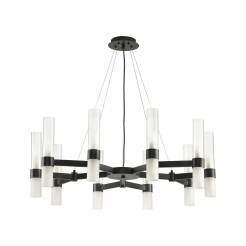 Lampa wisząca -10 czarna 85 cm DN1505-10 black