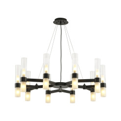 Lampa wisząca -10 czarna 85 cm DN1505-10 black