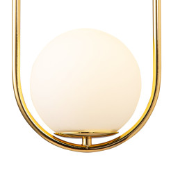 Lampa wisząca  DUO złota 50 cm DP0002-2 gold