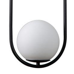 Lampa wisząca  DUO czarna 50 cm DP0002-2 black