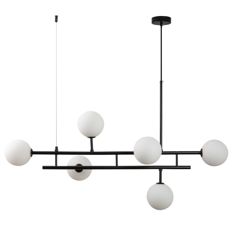 Lampa wisząca  DUO czarna 100 cm DN1507 black