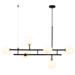 Lampa wisząca  DUO czarna 100 cm DN1507 black