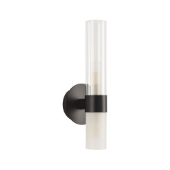 Lampa ścienna  czarna 31 cm DN1505-1 black