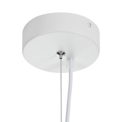 Lampa wisząca  LED biało złota 40 cm ST-8821P-40 WHITE