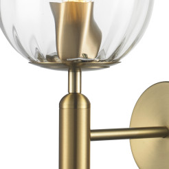 Lampa ścienna  złota 15 cm F070 transparent