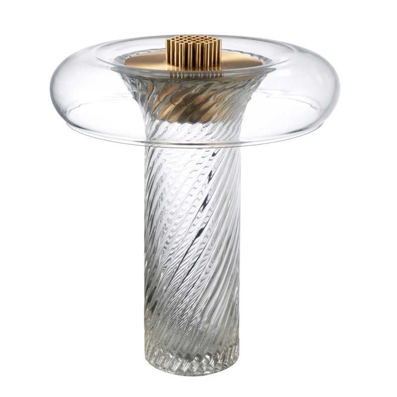 Lampa stołowa CLARO LED transparentna 35 cm ST-8895T