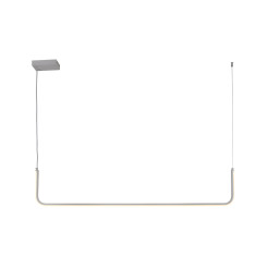 Lampa wisząca -1 LED biała 120 cm MP0095-L120_WH