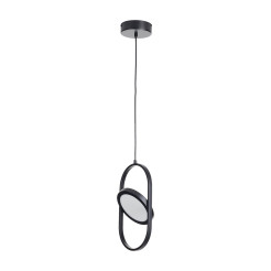 Lampa wisząca ELIPSE MINI LED czarna 32 cm 60217A-S