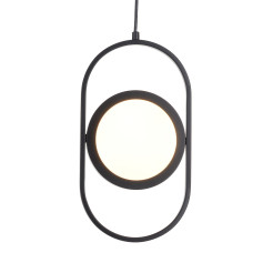 Lampa wisząca ELIPSE MINI LED czarna 32 cm 60217A-S