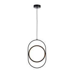 Lampa wisząca ELIPSE M LED czarna 45 cm 60217A-M