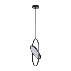 Lampa wisząca ELIPSE M LED czarna 45 cm 60217A-M
