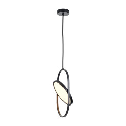 Lampa wisząca ELIPSE M LED czarna 45 cm 60217A-M