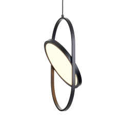 Lampa wisząca ELIPSE M LED czarna 45 cm 60217A-M