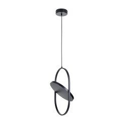 Lampa wisząca ELIPSE M LED czarna 45 cm 60217A-M