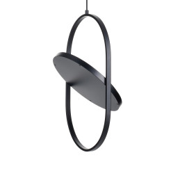 Lampa wisząca ELIPSE M LED czarna 45 cm 60217A-M