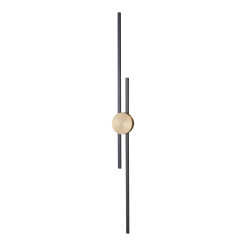 Lampa ścienna  LED czarna 122 cm ST-B3327-L
