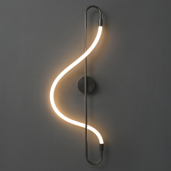 Lampa ścienna  czarna 90 cm ST-B3554 black