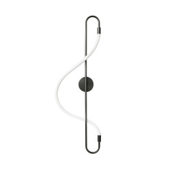 Lampa ścienna  czarna 90 cm ST-B3554 black